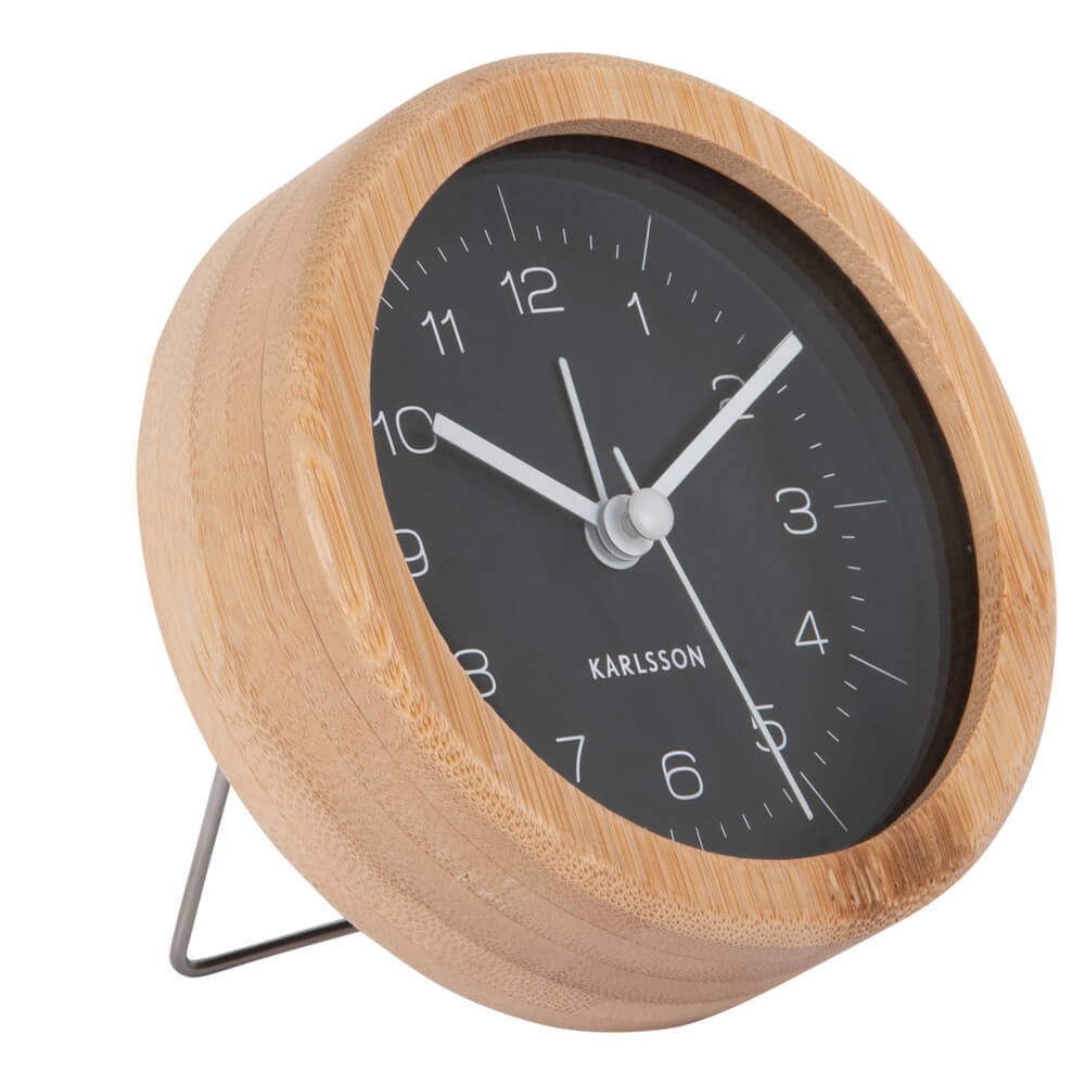 Present Time Karlsson Alarm Clock Neat Round